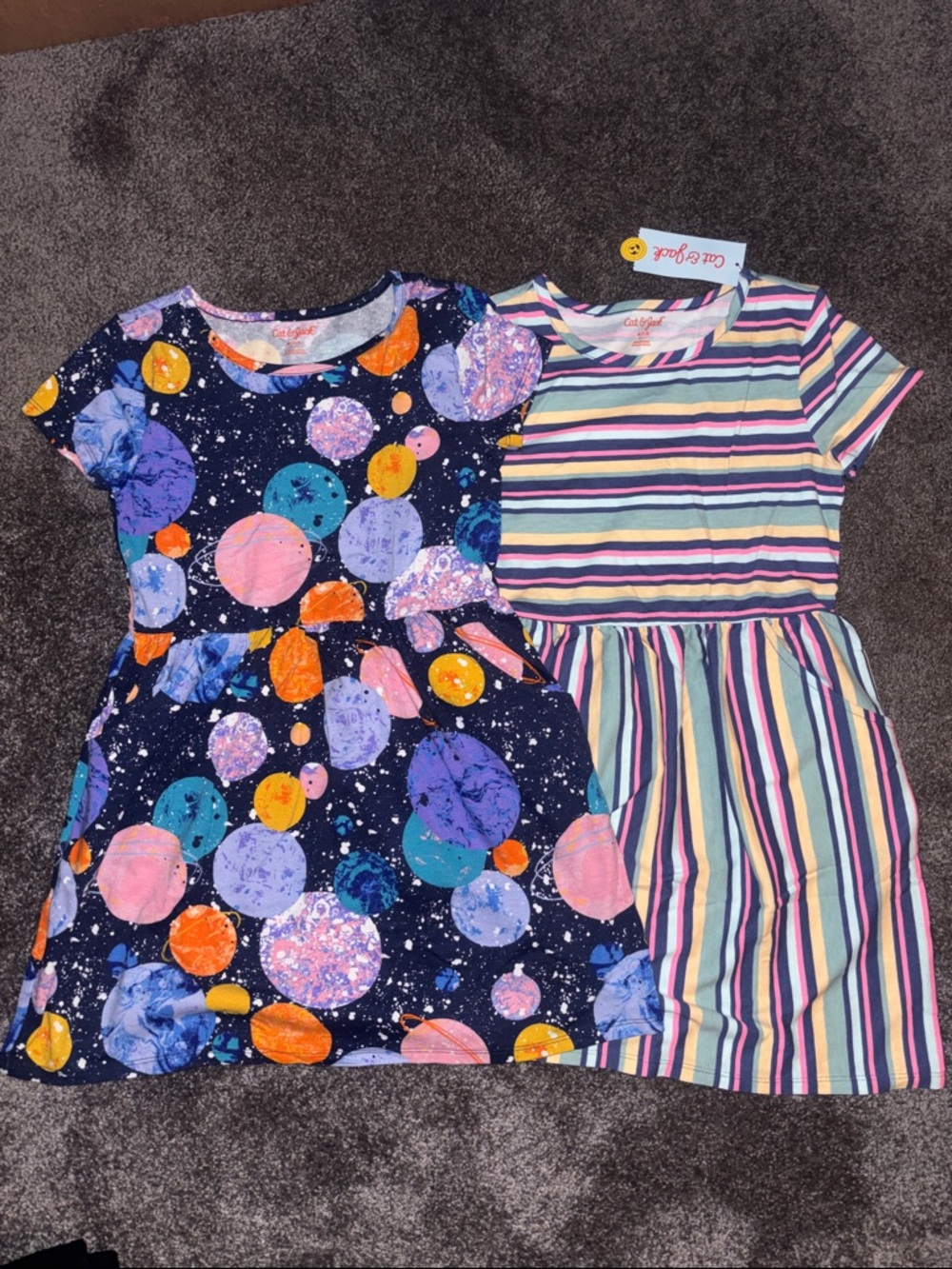 Cat & Jack Girls' Short Sleeve Dresses